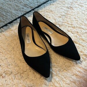 Jimmy Choo suede flats